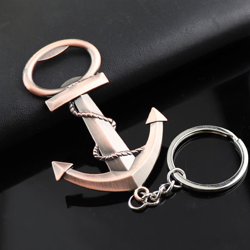Wholesale Nautical Rudder Bottle Opener Keychain